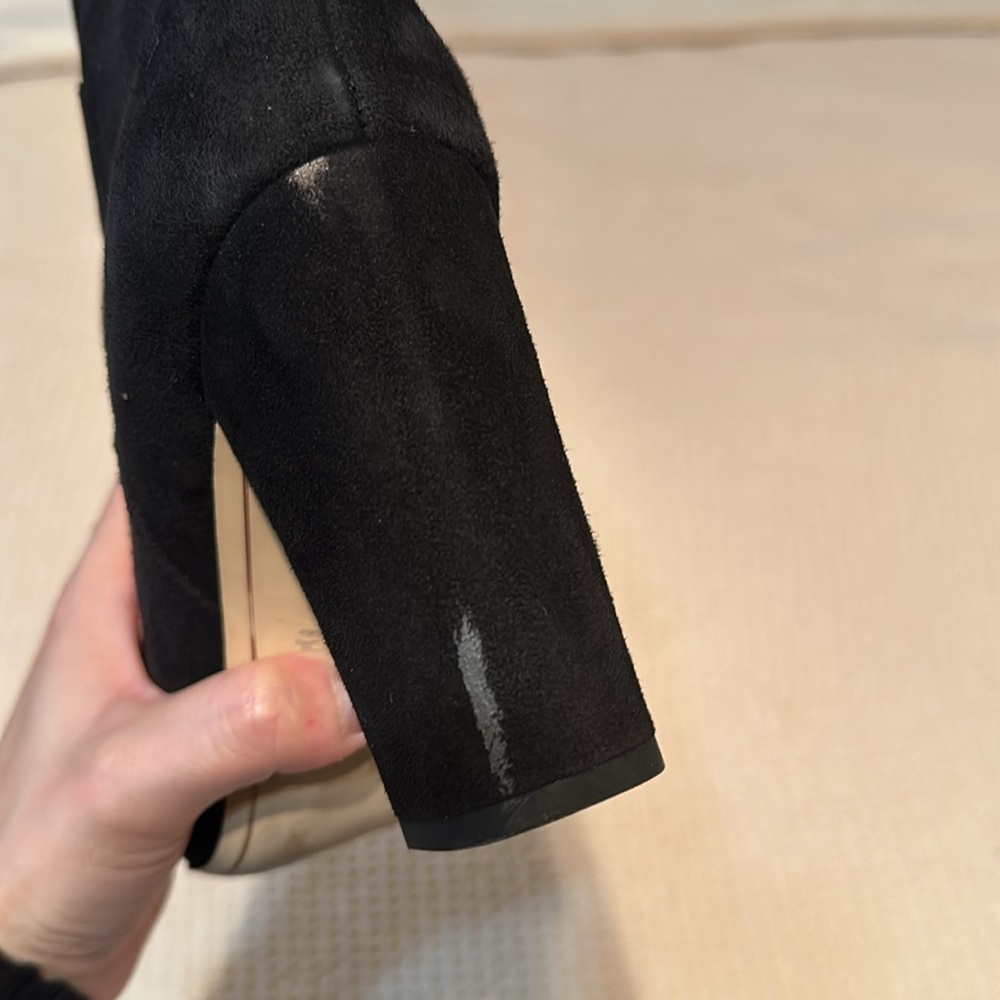 Sam Edelman Black Suede Knee high boots - Picture 7 of 8